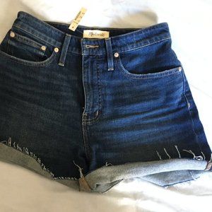 Madewell Curvy High-rise Shorts NWT